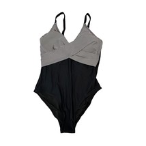 B2Prity Women&#39;s 2XL Black/White One-Piece Tummy Control Front Cross Swim... - £17.67 GBP