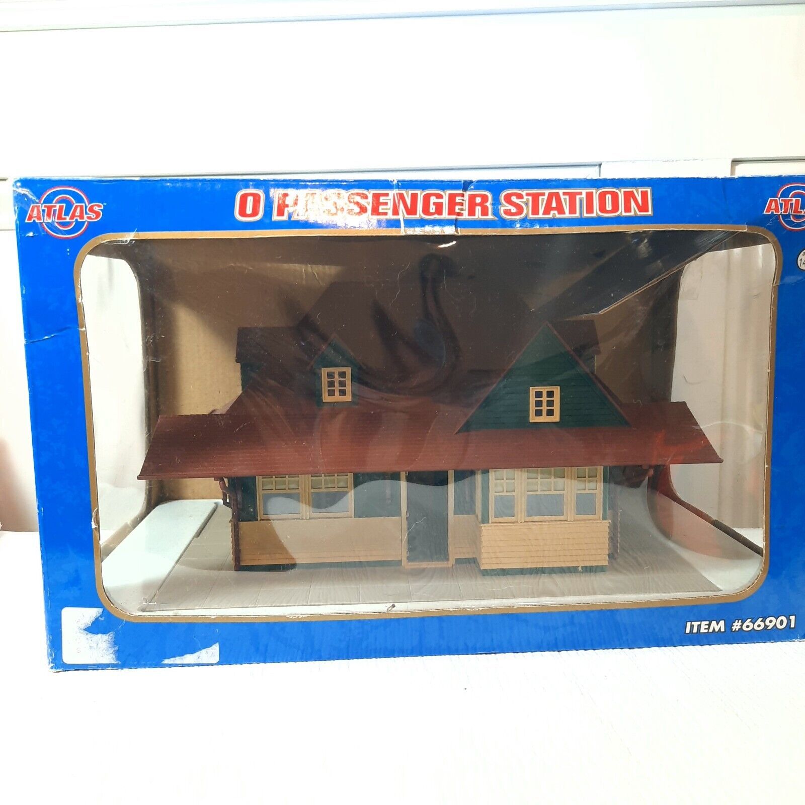Atlas O Downtown City Passenger Train Railroad Station Building #66901 w... - $80.00