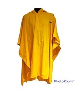 STEARNS Yellow Rain Jacket Hood COSTUME Universal PVC 50X94 GameDay Geor... - £26.99 GBP