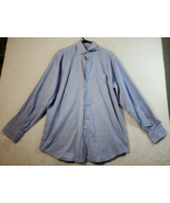 Peter Millar Dress Shirt Mens Size Large Blue Long Sleeve Collared Butto... - £16.69 GBP