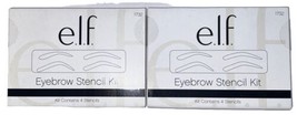 Pack Of 2 e.l.f. Eyebrow Stencil Kit contains 4 stencils #1732 (New/Sealed) - £9.20 GBP