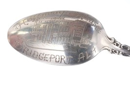 1890&#39;s Hand Engraved Hoffman House Bridgeport Alabama Sterling souvenir ... - $163.35