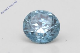 Round Loose Diamond (1 Ct Fancy Blue( Enhanced) SI2(Enhanced) Clarity) IGL  - £925.73 GBP