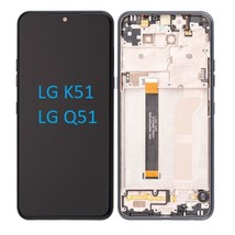 Lcd Touch Screen Assembly w/Frame For Lg K51 K500 K500UM/Q51 Black - £21.26 GBP