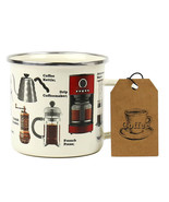 Gift Republic Camping Enamel Mug - Coffee - £32.76 GBP