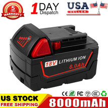 8Ah For Milwaukee For M18 Lithium 8.0Ah High Output Capacity Battery - $47.49