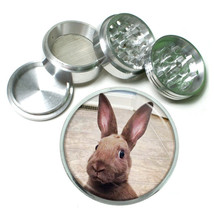 Funny Face Animals D4 Aluminum Herb Grinder 2.5&quot; 63mm 4 Piece - £13.19 GBP