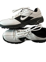 Nike Air Sports Performance White and Black Golf Shoes 312240-111 Men's Size 10 - £28.73 GBP