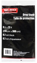 9&#39; x 12&#39; ft x .7 mil Clear Plastic PAINTER DROP CLOTH Protective Paint s... - £16.70 GBP