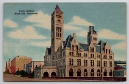 Nashville TN Union Station Railroad Postcard K26 - £4.77 GBP