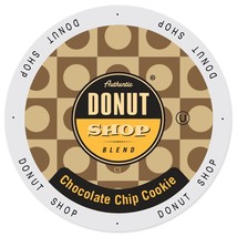 Authentic Donut Shop Chocolate Chip Cookie Coffee 24 to 120 K cup Pick Any Size  - £19.89 GBP+