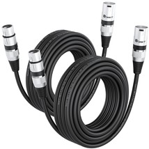 GearIT DMX to DMX Stage Lighting Cable (50 Feet, 2-Pack) DMX Male to Female (XLR - £59.98 GBP