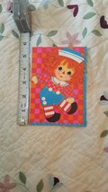 Vintage Hallmark Raggedy Ann Card. Very Vibrant Coloring! - £4.71 GBP