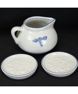 Pfaltzgraff Yorktowne Gravy Boat Creamer + 2 Coasters - $8.81