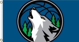 Minnesota Timberwolves Custom Flag 3X5Ft Polyester Banner USA Digital Print - $20.00