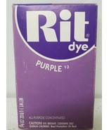 Rit Dye,  All Purpose Concentrated, Purple 13, 11/8 Oz (31.9 g) NIB - $188.39 MXN