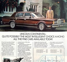 Lincoln Continental 1980 Advertisement Vintage Automotobilia Ford Mercury DWEE24 - £23.48 GBP