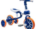 3 In 1 Kids Tricycles Gift For 2 Years Old Boys Girls With Detachable Pe... - $91.99
