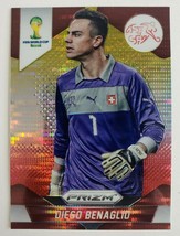 2014 Diego Benaglio Panini Prism Fifa World Cup Soccer Card # 181 Red Yellow - £7.86 GBP