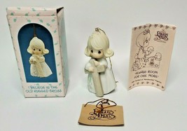 Precious Moments 1989 &quot;I Believe in The Old Rugged Cross&quot; 3.5&quot;Ornament 5... - $14.99