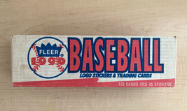 1990 Fleer Baseball Factory Sealed Complete Set 672 Cards + 45 Stickers - $9.90