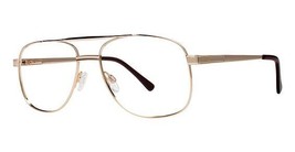 Modern Optical Mo Dz Titanium General Eyeglasses 54-18-140 Gold W/ Soft Case - £22.89 GBP