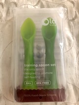 Olababy 100% Silicone Soft-Tip Training Spoon for Baby Led Weaning 2pack - £15.94 GBP