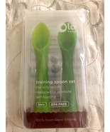 Olababy 100% Silicone Soft-Tip Training Spoon for Baby Led Weaning 2pack - $27.36 CAD