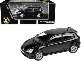 2001 Honda Civic Type R EP3 Nighthawk Black 1/64 Diecast Car Paragon Models - £19.36 GBP