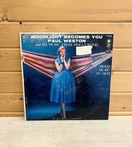 Paul Weston Moonlight Becomes You Vintage Vinyl Columbia Record LP 33 RPM 12&quot; - £7.81 GBP