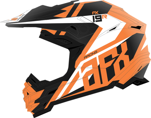 AFX Adult MX ATV FX-19R Solid Color Helmet Matte Neon Orange Small - £103.87 GBP