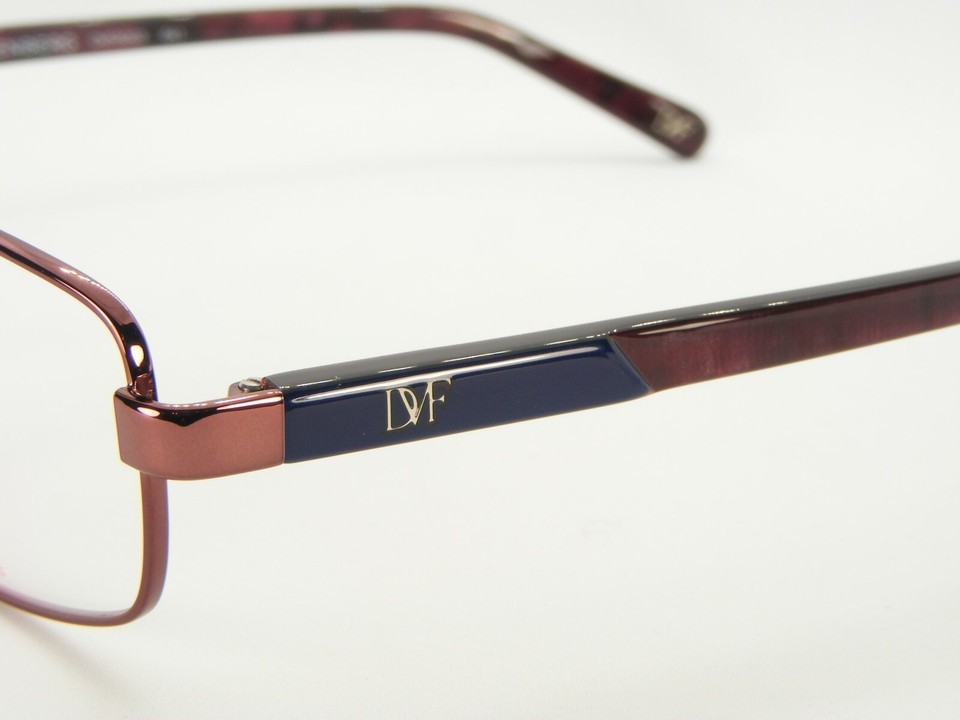 NEW Diane von Furstenberg DVF 8003 641 BURGUNDY EYEGLASSES FRAME 53-16-135mm Item image 5