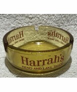 Vintage Harrah&#39;s Hotel/Casino Reno &amp; Lake Tahoe Amber  Glass Ashtray - €8,65 EUR