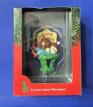 Santa&#39;s Best Christmas Charmers Ornament - Basketball Elf - New In Box 1992 - £9.07 GBP