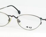 Vintage Quatre Vous 4U 6634 GV Gris/Multicolore Unique Lunettes 50-18-145mm - $66.32