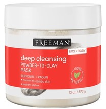 Freeman Deep Cleansing Powder-To-Clay Mask  Face+Body - £6.94 GBP