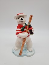 Around the World Coca Cola Polar Bear Figurine - 5&quot; 1997 - £11.06 GBP