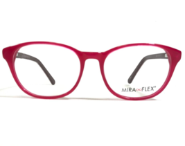Miraflex Kinder Brille Rahmen Ed80a C.700 / Ahm Brown Pink Cat Eye 48-17-135 - £48.28 GBP