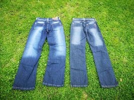 Vintage 1990's jeans, small size women's vintage jeans, retro 90s style - $30.00
