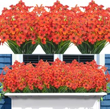 20 Bundles Artificial Flowers, Garden Porch Window Box Decoration, Indoor - £32.10 GBP