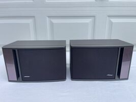 Bose Model 141 Set of 2 Bookshelf 40 Watt Gray Black Pair Speakers - $71.27