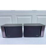 Bose Model 141 Set of 2 Bookshelf 40 Watt Gray Black Pair Speakers - $71.27