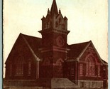 Methodist Episcopal Church Lewis Kansas KS UNP Unused DB Postcard C15 - $19.75