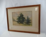 Edith Fanny Kirk Watercolor Original Landscape Trees Mountains Canadian ... - $386.82