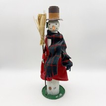 Vintage Handcrafted Silvestri Celebrations Snowman Candle Holder Holiday - £23.20 GBP