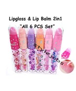 Mermaid Lip Gloss Tint &amp; Lip Balm 2 in 1 All 6 PCS SET - $10.92 CAD
