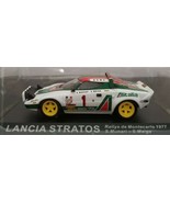 Miniature collectible Lancia Stratos Rallye de Montecarlo 1977 1:43 - £39.55 GBP