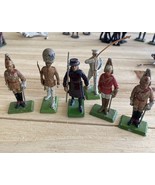 BRITAINS LTD MADE IN ENGLAND LEAD TOY British SOLDIERS SET OF 6 - $44.56 CAD