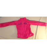 ADIDAS PINK AND POLKA DOTS ICE SKATING FLARED FULL ZIP UP GIRLS SWEATER ... - €14,72 EUR