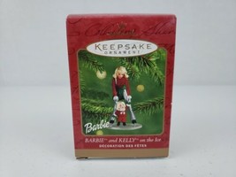 Hallmark Keepsake Ornament Barbie And Kelly On The Ice 2001 - £8.76 GBP